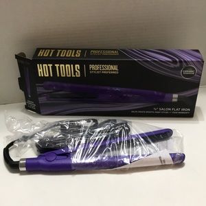 NEW! HOT TOOLS 3/8 Salon Flat Iron